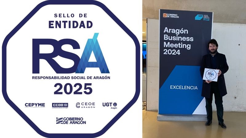  ANMOPYC renews the Aragón Social Responsibility Seal 2025